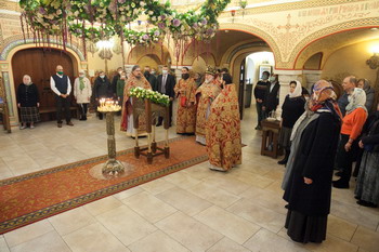 Престольный праздник в храме святых мучениц Веры, Надежды, Любови и матери их Софии