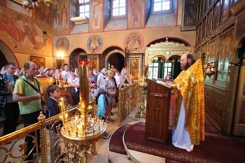 Божественная литургия в Даниловом монастыре для участников проектов Центра