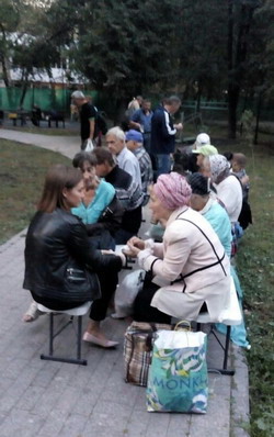 Группа милосердия отметила День города добрыми делами