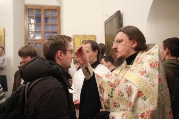 Всенощное бдение и Божественная литургия для участников проектов Патриаршего центра