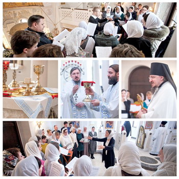 8 октября Божественная литургия в Сретенском храме Патриаршего центра